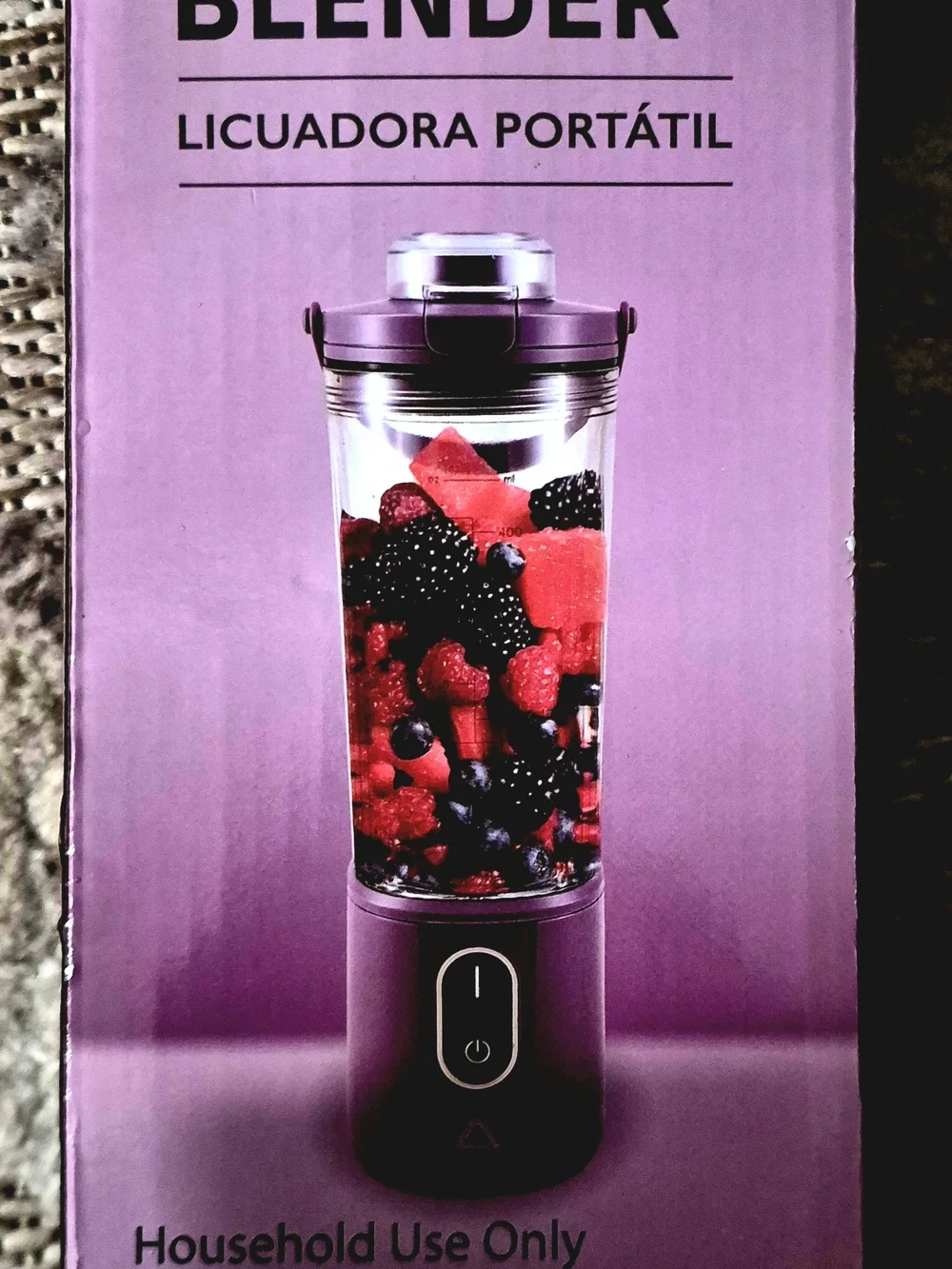 NIB Ambiano Portable Blender Purple Personal Blender PC552